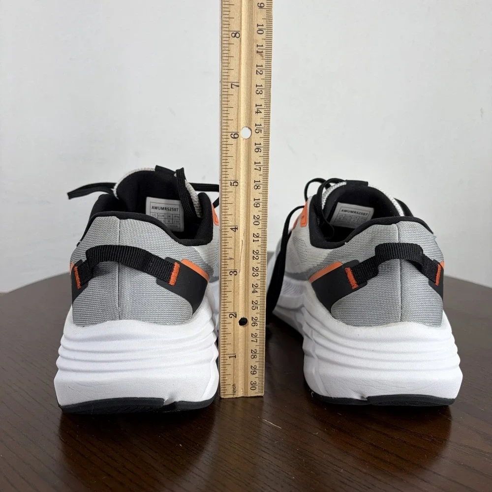 AllSwifit Shoes Women's 6 White Orange Gray Athletic Running Lace Up Sneaker